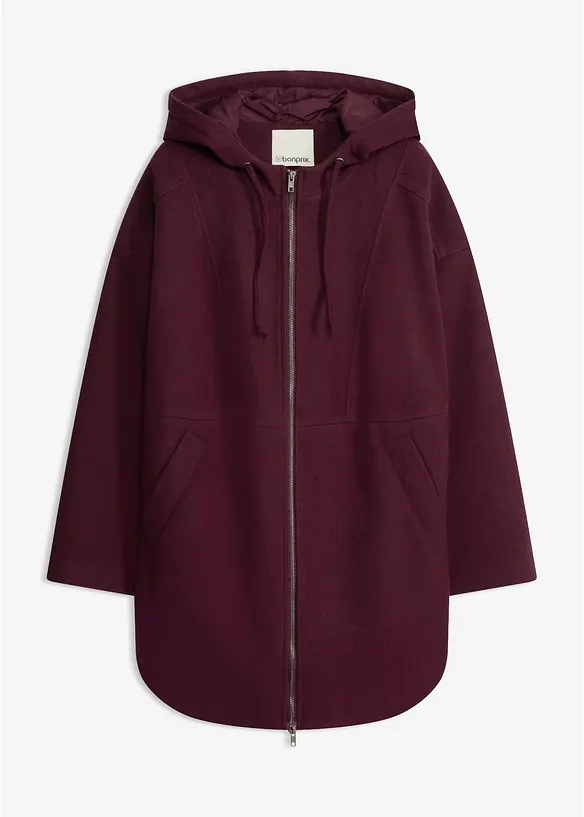 Giacca da mezza stagione, simil lana, bonprix