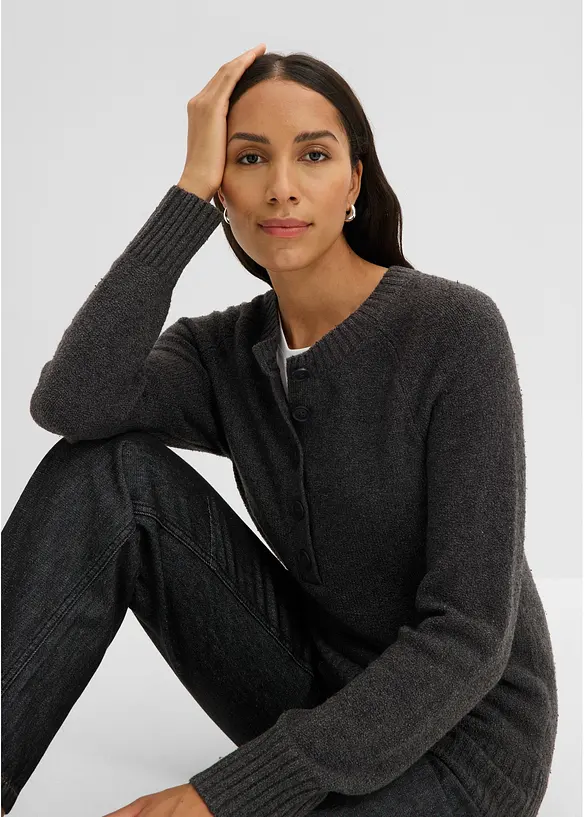Maglione in misto cotone, bonprix