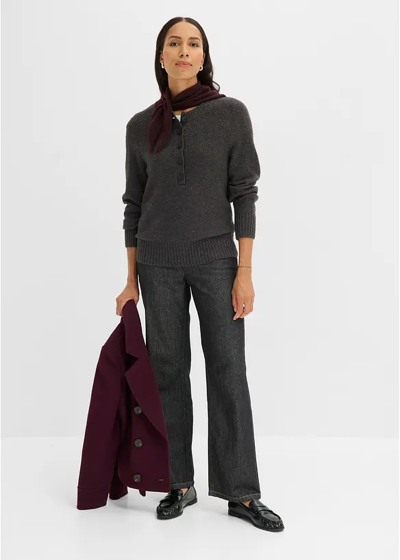 Maglione in misto cotone, bonprix