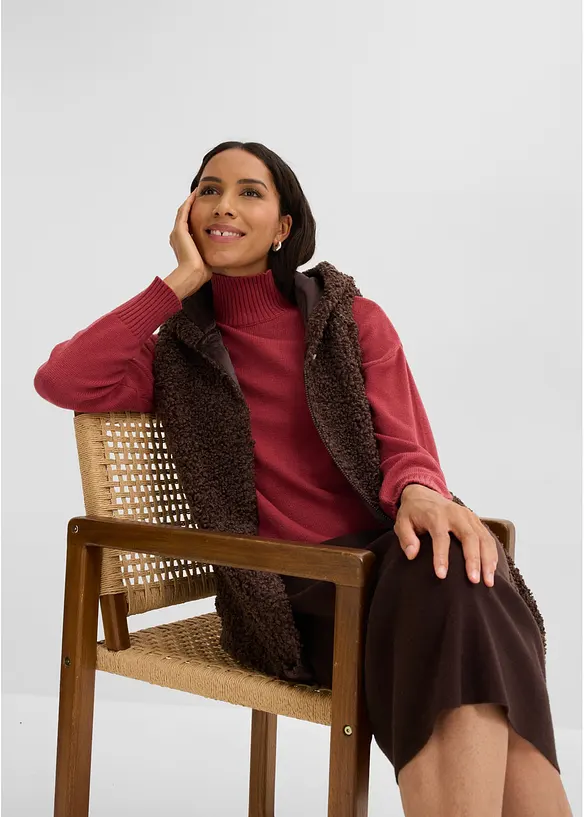 Maglione in misto viscosa, bonprix