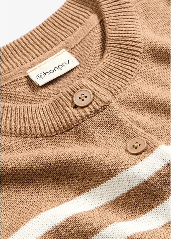 Cardigan corto in misto cotone, bonprix