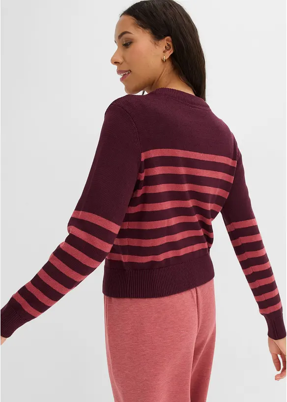 Cardigan corto in misto cotone, bonprix