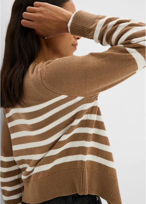 Cardigan corto in misto cotone, bonprix