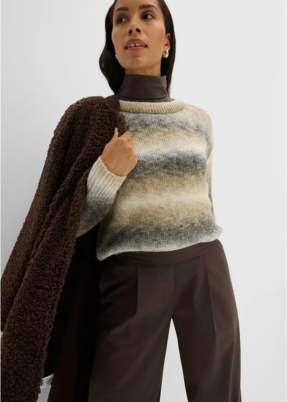 Maglione con percentuale di lana, bonprix