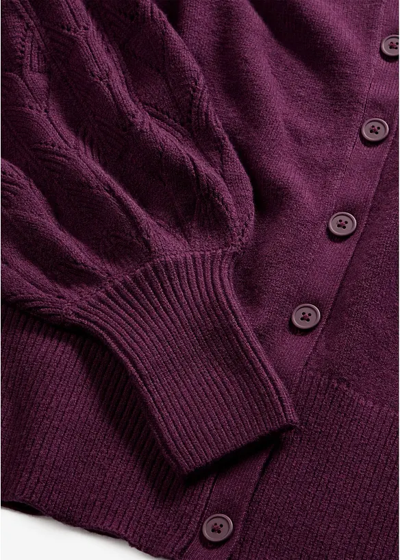 Cardigan traforato, bonprix