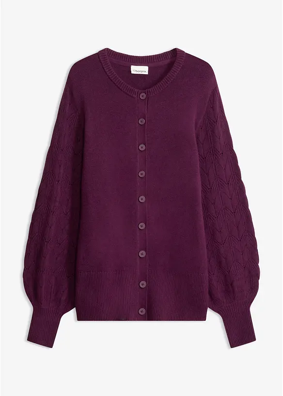 Cardigan traforato, bonprix