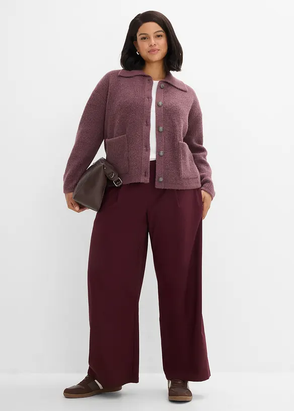 Pantaloni a palazzo in misto viscosa, bonprix