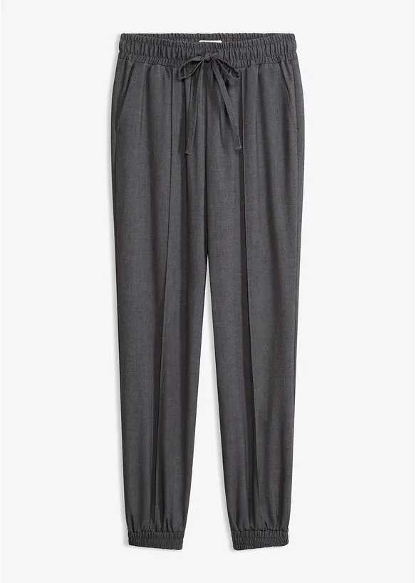 Pantaloni jogger in misto viscosa, bonprix