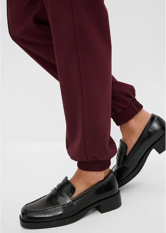 Pantaloni jogger in misto viscosa, bonprix