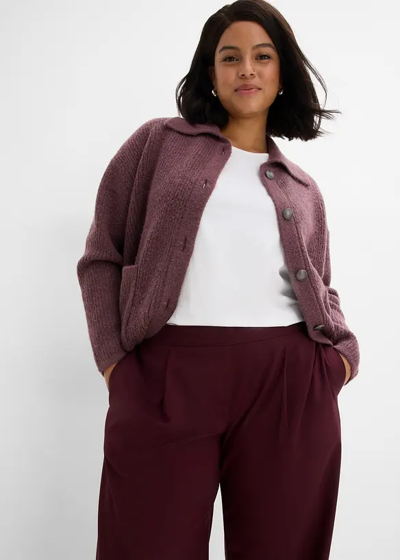 Pantaloni a palazzo in misto viscosa, bonprix