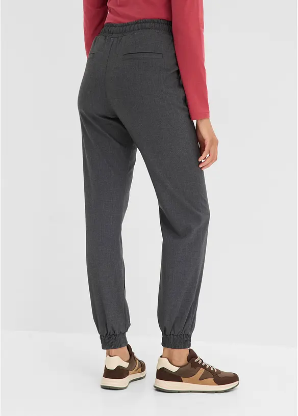Pantaloni jogger in misto viscosa, bonprix