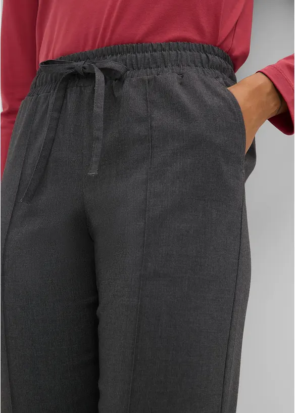 Pantaloni jogger in misto viscosa, bonprix