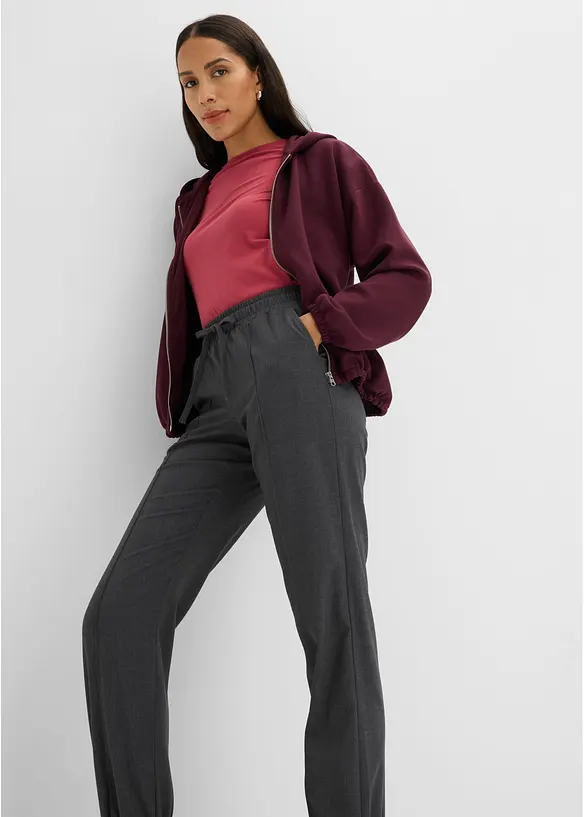Pantaloni jogger in misto viscosa, bonprix
