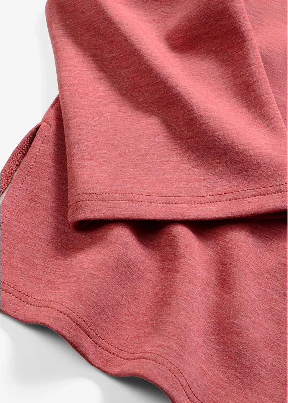 Felpa in tessuto effetto neoprene, bonprix