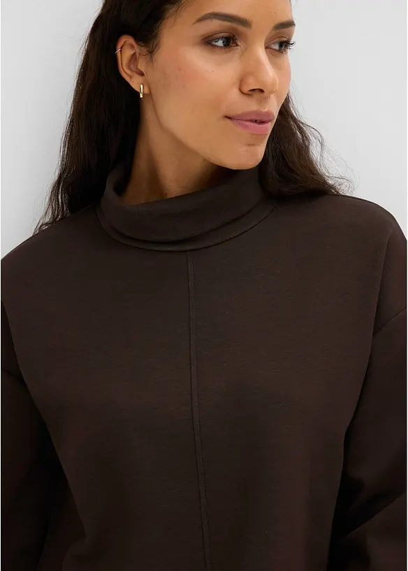 Felpa in tessuto effetto neoprene, bonprix