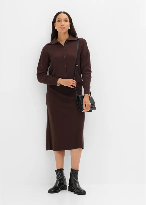 Cardigan in misto viscosa, bonprix