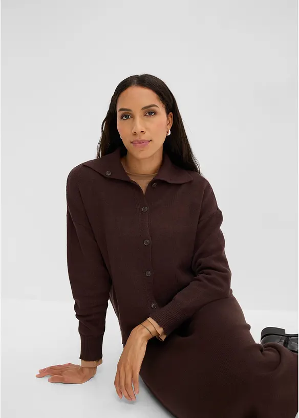 Cardigan in misto viscosa, bonprix