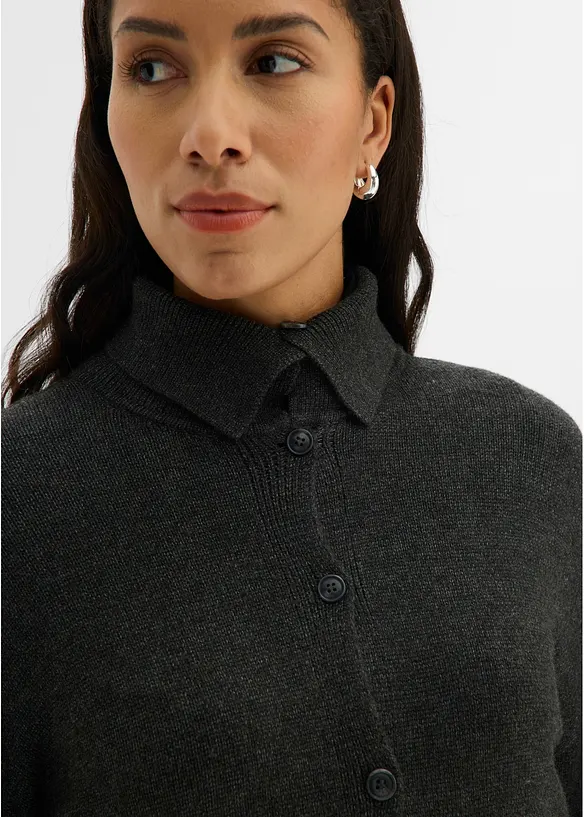 Cardigan in misto viscosa, bonprix