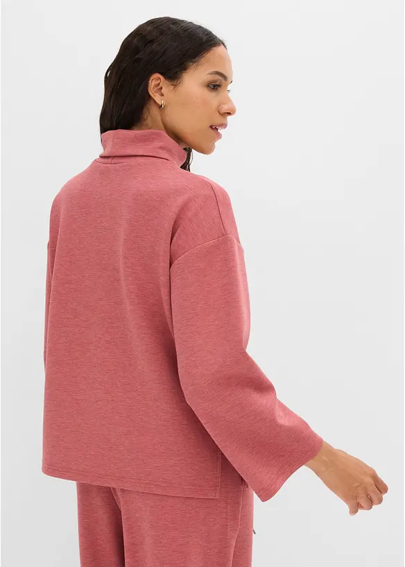 Felpa in tessuto effetto neoprene, bonprix