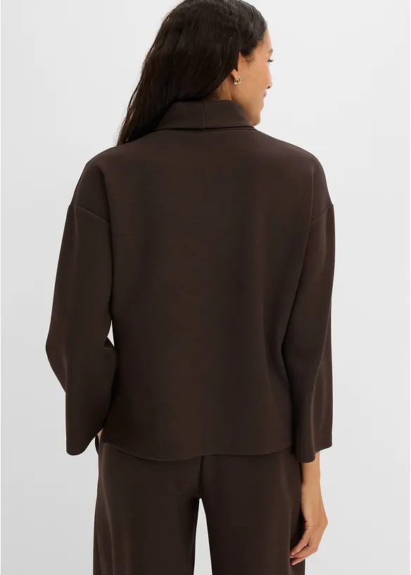 Felpa in tessuto effetto neoprene, bonprix