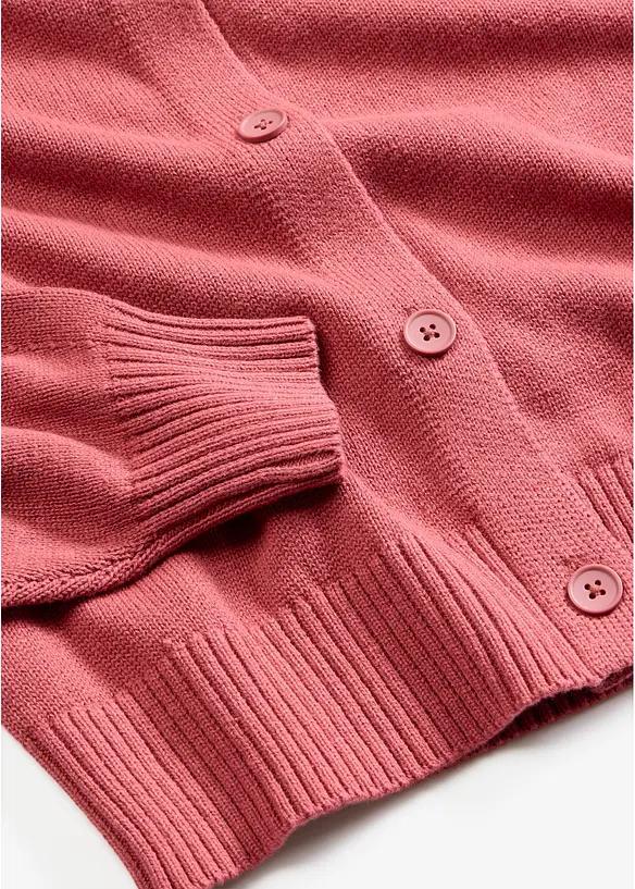Cardigan corto in misto cotone, bonprix