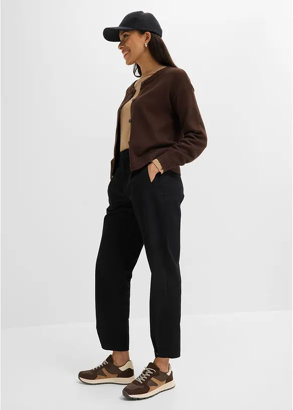 Cardigan corto in misto cotone, bonprix