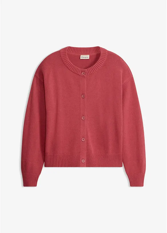 Cardigan corto in misto cotone, bonprix
