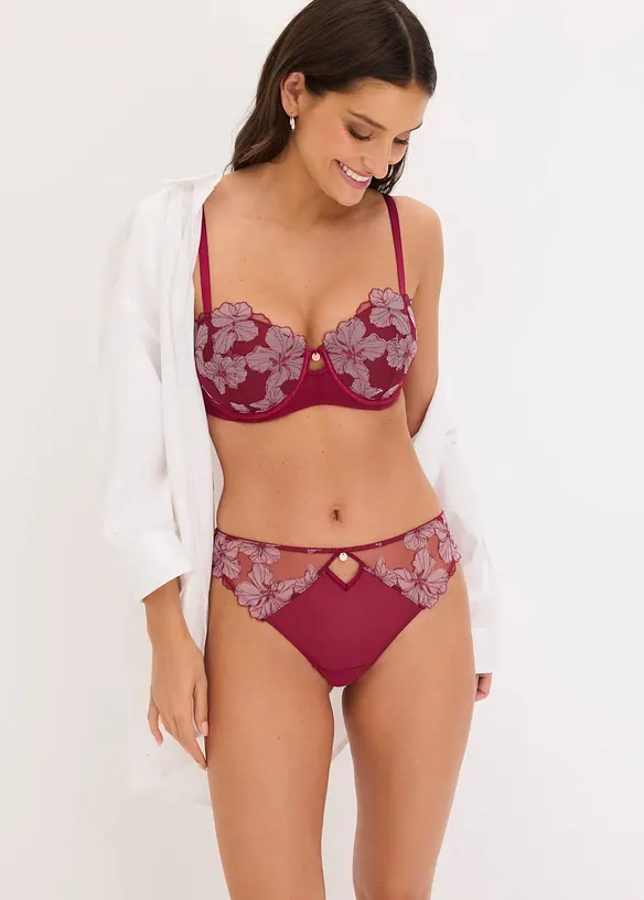 Reggiseno a balconcino con raffinato ricamo, bonprix