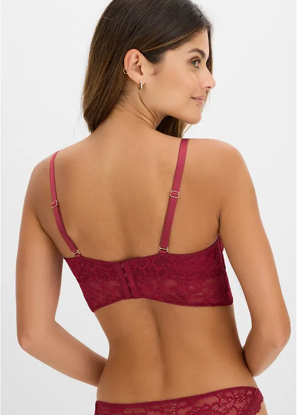 Reggiseno con ferretto in pizzo raffinato, bonprix