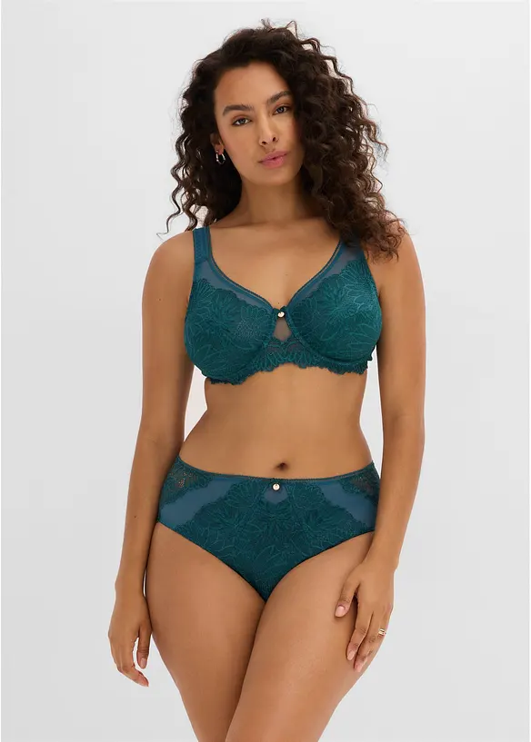 Slip alto con pizzo delicato, bonprix