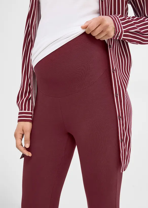Leggings pr&eacute;maman in cotone biologico (pacco da 2), bonprix