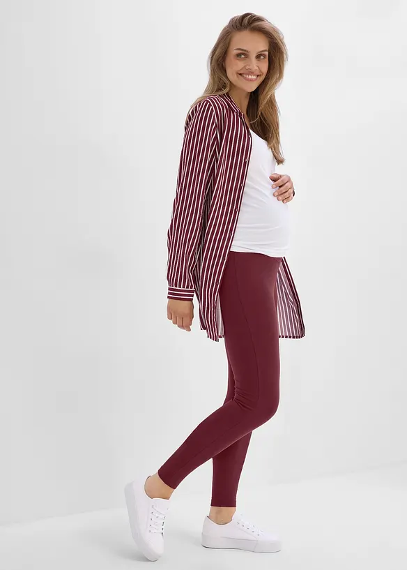 Leggings pr&eacute;maman in cotone biologico (pacco da 2), bonprix