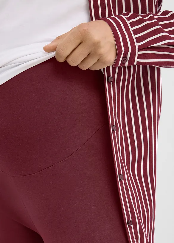 Leggings pr&eacute;maman in cotone biologico (pacco da 2), bonprix