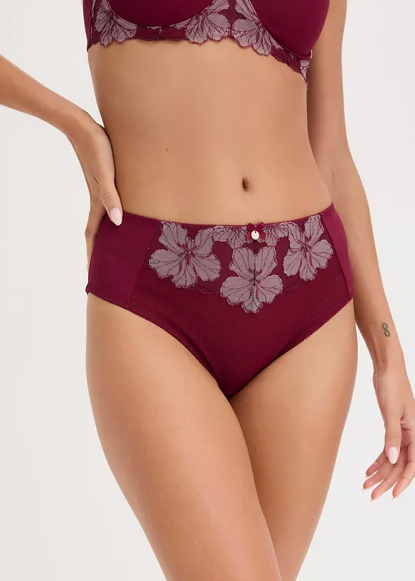 Slip alto con ricami pregiati, bonprix