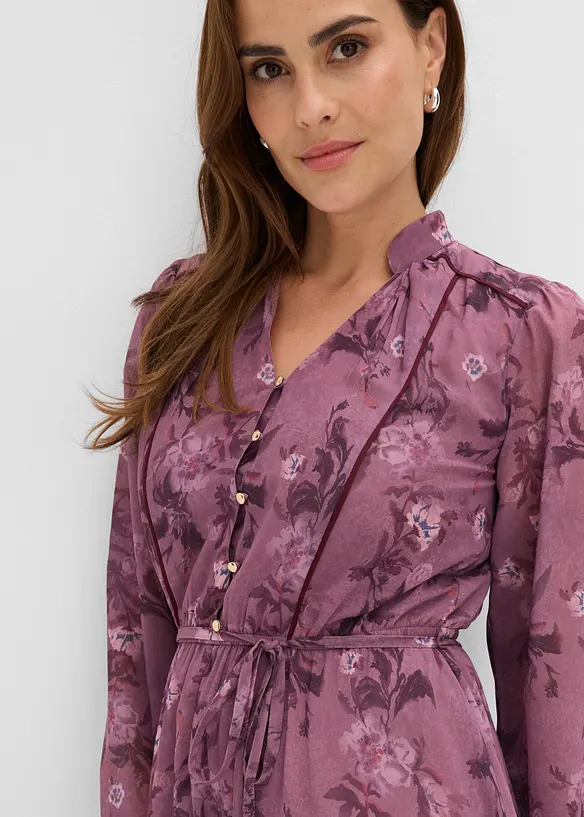 Abito midi di chiffon, bonprix