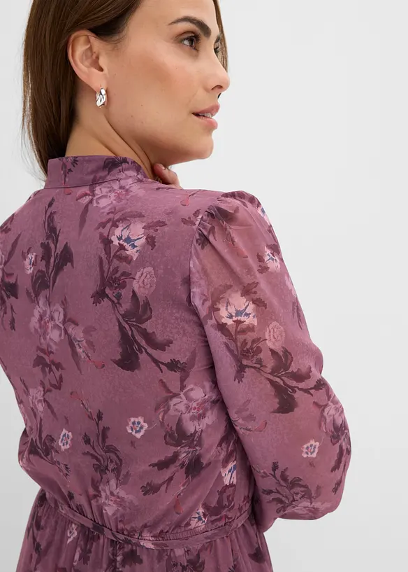Abito midi di chiffon, bonprix