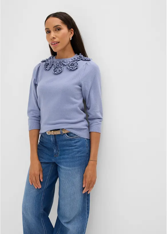Maglione con maniche a sbuffo, bonprix