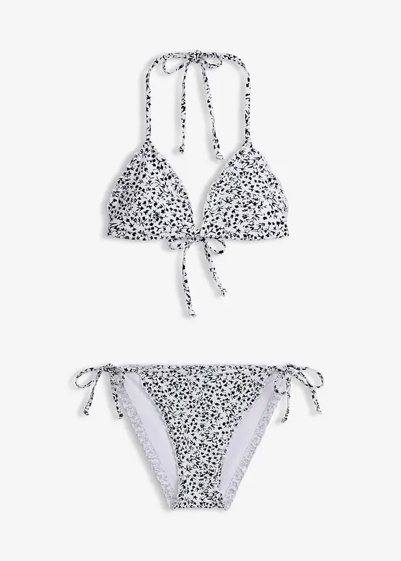 Bikini a triangolo con ruches (set 2 pezzi), bonprix