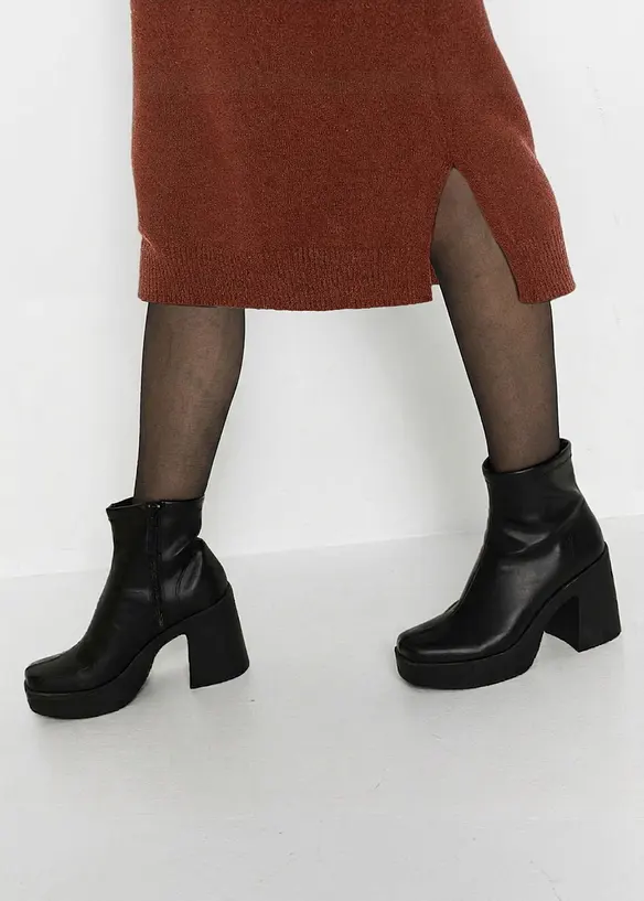 Abito midi oversize in maglia, bonprix