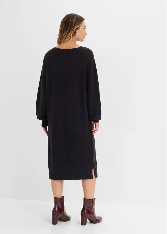 Abito midi oversize in maglia, bonprix