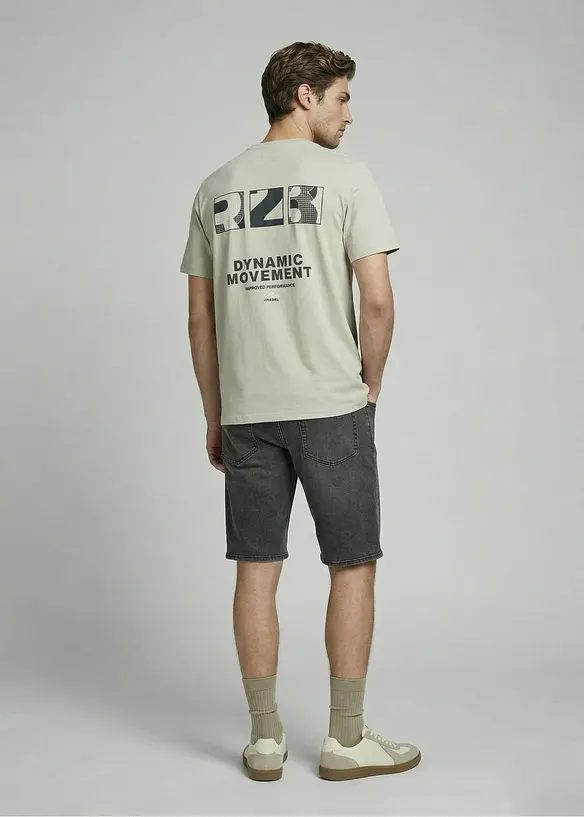 T-shirt JJ REBEL in puro cotone, JJ REBEL