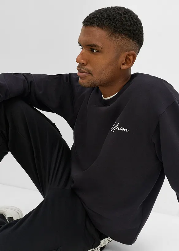 Felpa in puro cotone biologico, loose fit, bonprix
