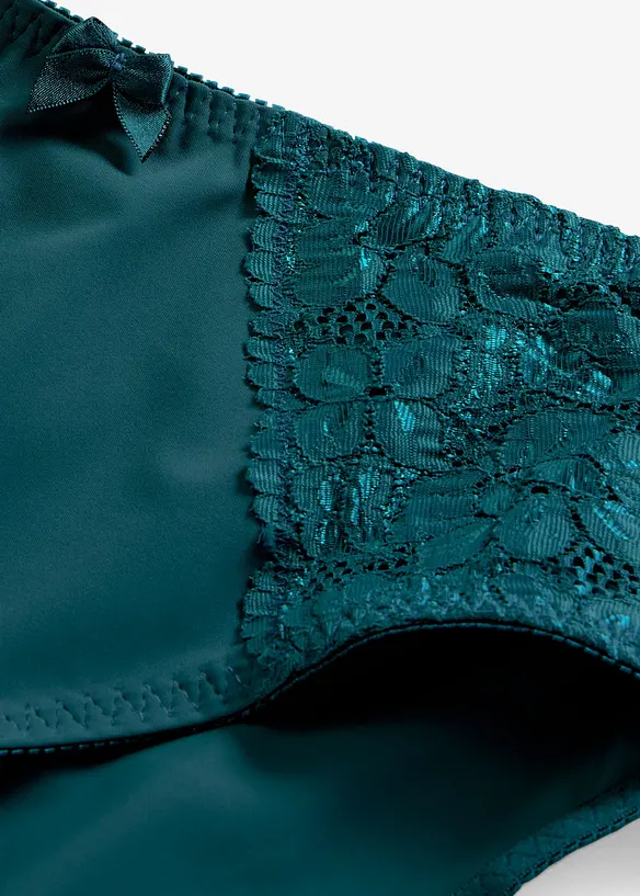 Slip alto con pizzo delicato (pacco da 2), bonprix