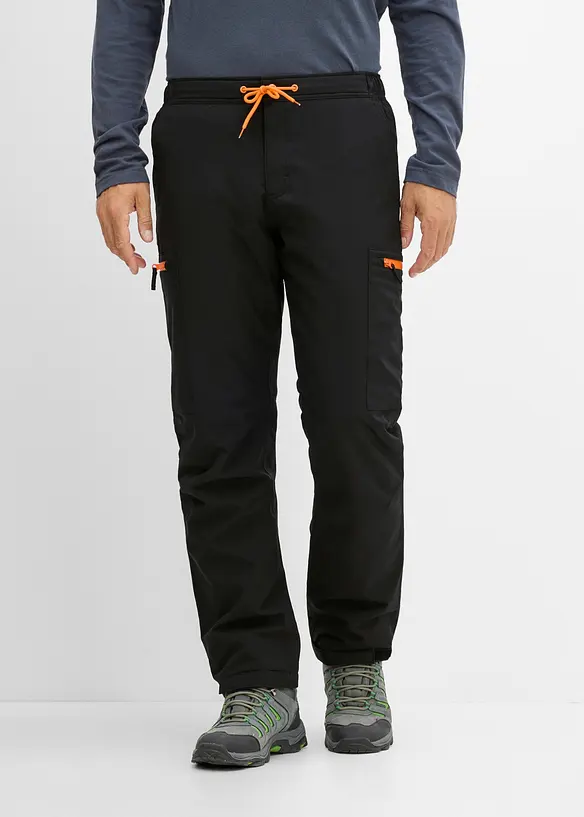 Pantaloni cargo funzionali con fodera calda, bonprix