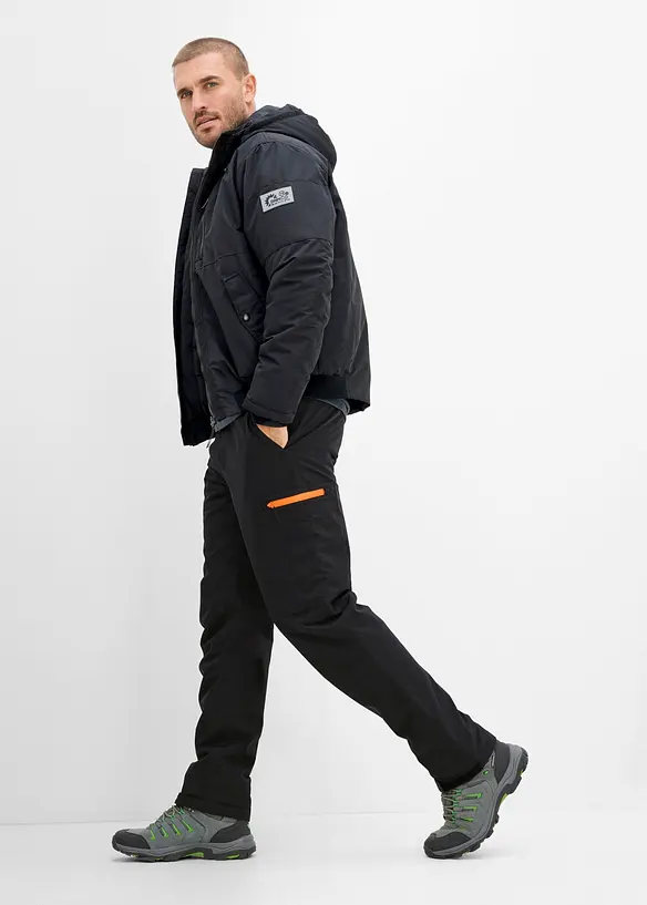Pantaloni cargo funzionali con fodera calda, bonprix
