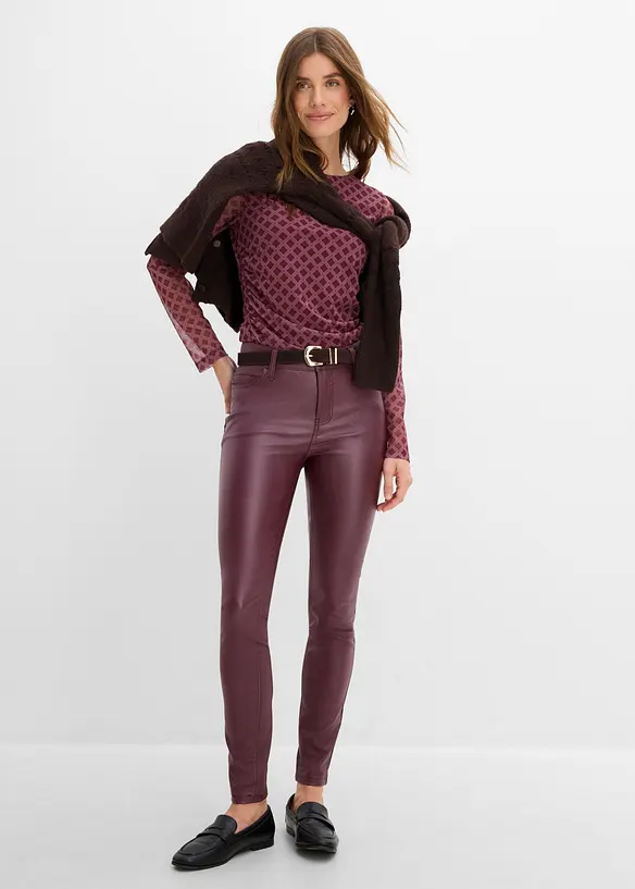 Pantaloni elasticizzati in misto viscosa, bonprix
