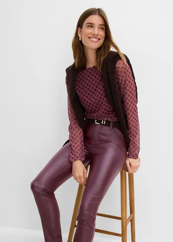 Pantaloni elasticizzati in misto viscosa, bonprix
