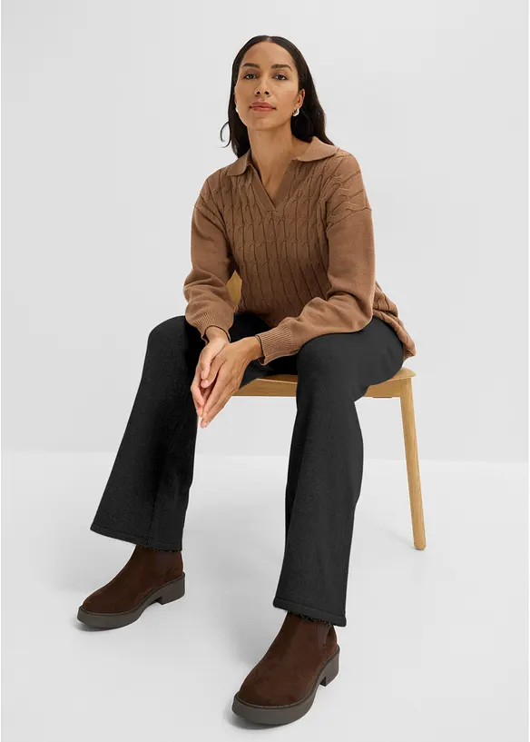 Pantaloni in maglia, bonprix