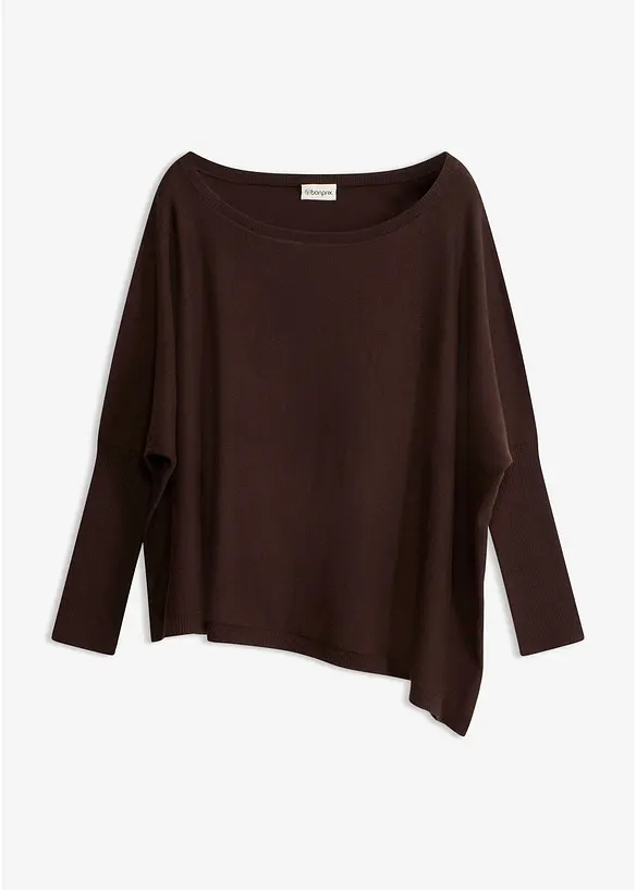 Maglione in filato fine di misto viscosa, bonprix