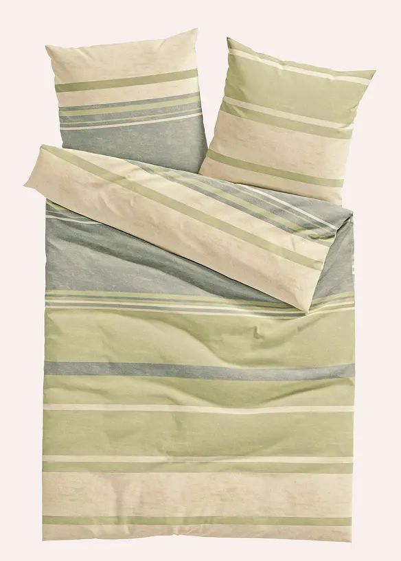 Biancheria da letto in linone a righe, bonprix